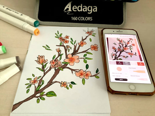 Unleash your inner artist with our Alcohol Markers and Color Picker App.